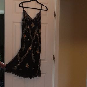 Black Sequence Dress - Size 10